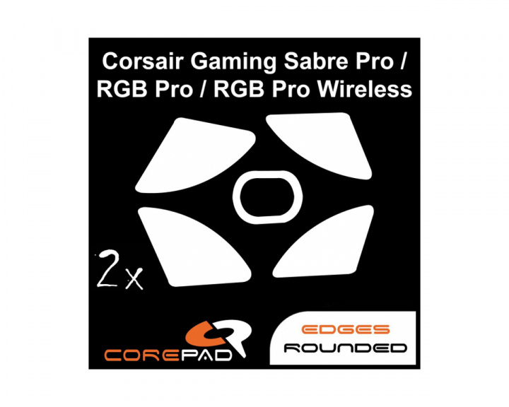 Corepad Skates til Corsair Sabre Pro/RGB Pro/RGB Pro Wireless