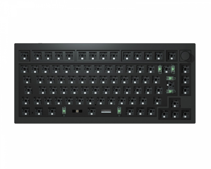 Keychron Q1 QMK ISO Barebone Knob Version - Carbon Black