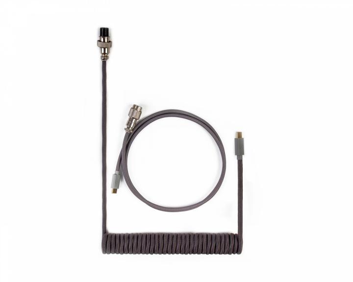 Keychron Custom Coiled Aviator Cable USB-C - Grå