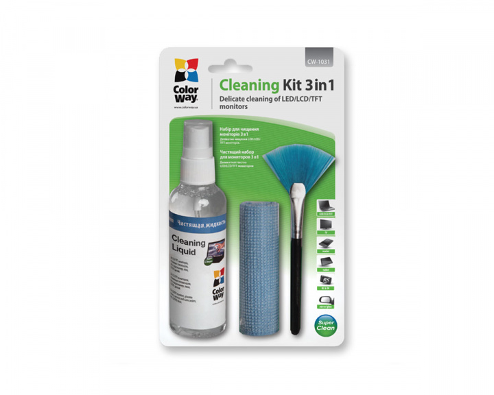 Colorway Cleaning Kit 3 in 1 - Skjermrengjøringskit
