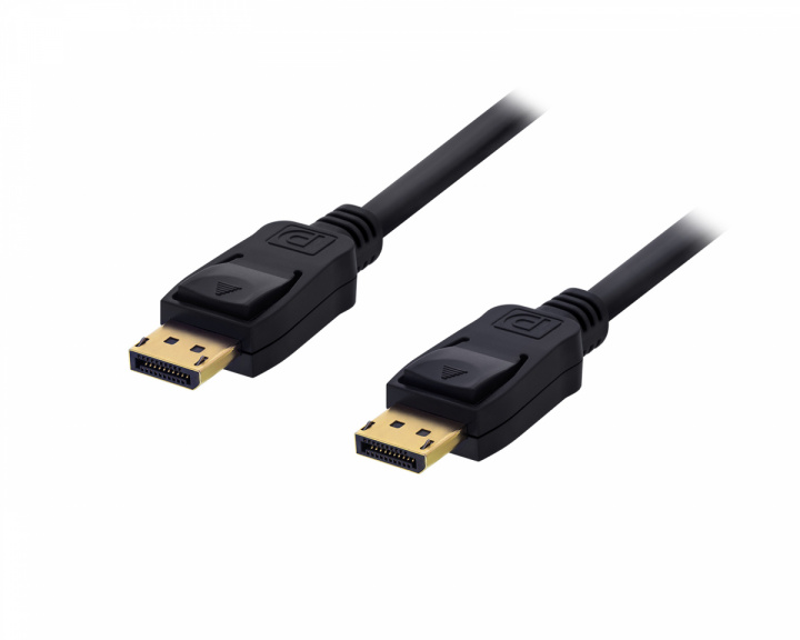 Deltaco DisplayPort Kabel 4K Svart - 2 meter