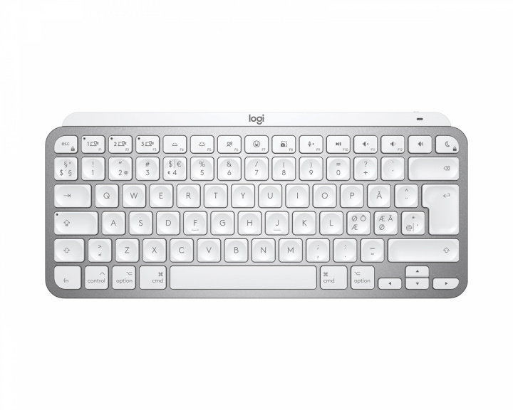 Logitech MX Keys Mini Wireless Keyboard - Trådløs Tastatur - Pale Grey