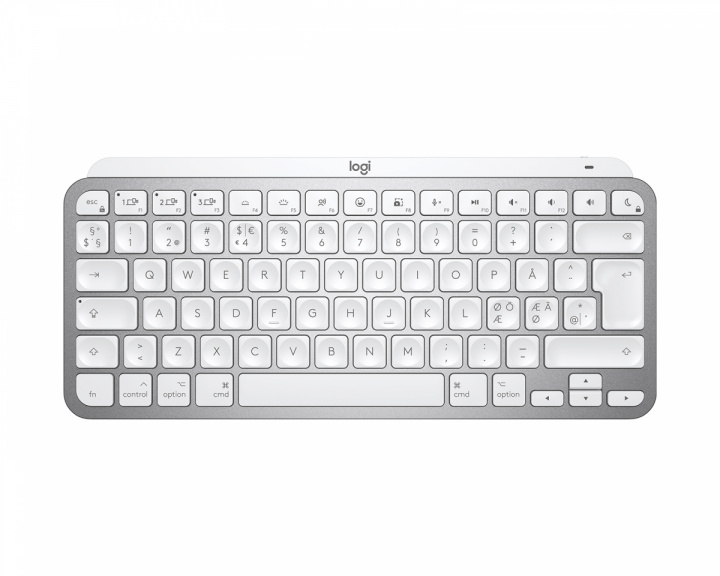 Logitech MX Keys Mini Wireless Keyboard for MAC - Trådløs Tastatur - Pale Grey
