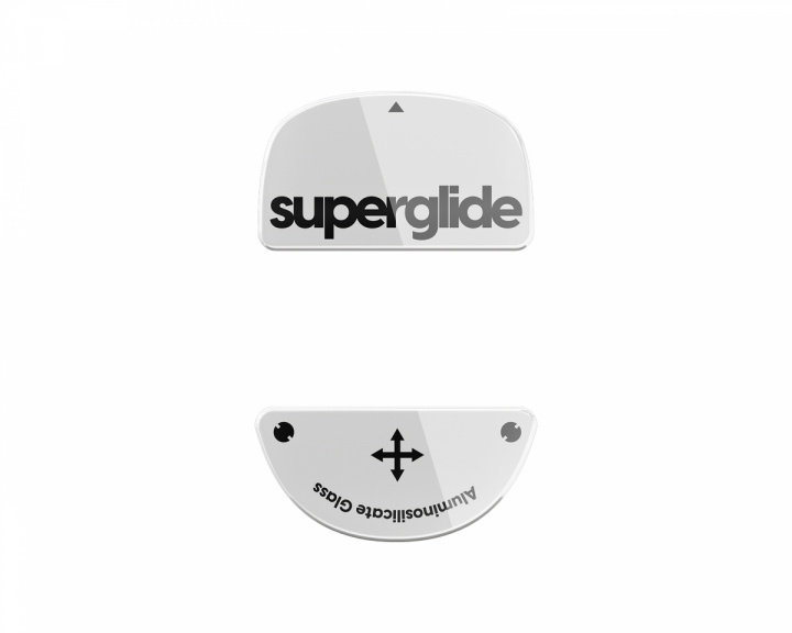 Superglide Glass Skates til Vaxee XE - Hvit