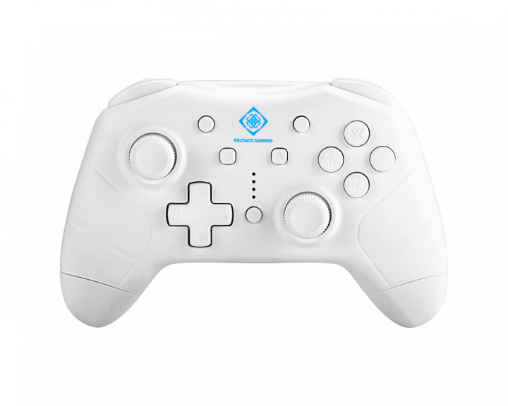 Deltaco Gaming Wireless Controller - Trådløs Kontroller til Nintendo Switch/PC/Android - Hvit