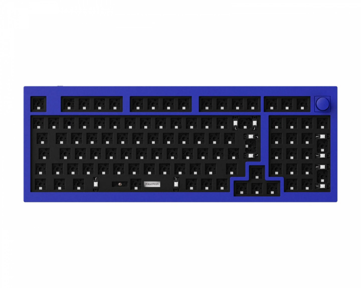 Keychron Q5 QMK 96% ISO Barebone Knob Version RGB Hot-Swap - Blå