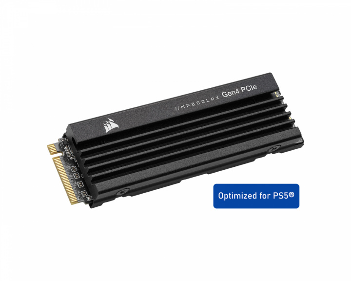 Corsair MP600 PRO LPX PCIe Gen4 x4 NVMe M.2 SSD til PS5/PC - 500GB