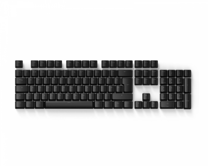 Pulsar ABS Basic Keycaps 104 Set [ISO UK/ISO] - Svart