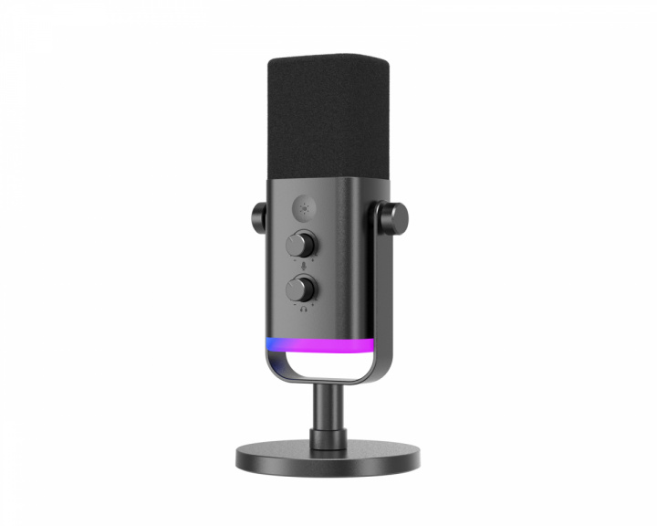 Fifine AMPLIGAME AM8 RGB USB/XLR Mikrofon - Dynamisk Mikrofon - Svart