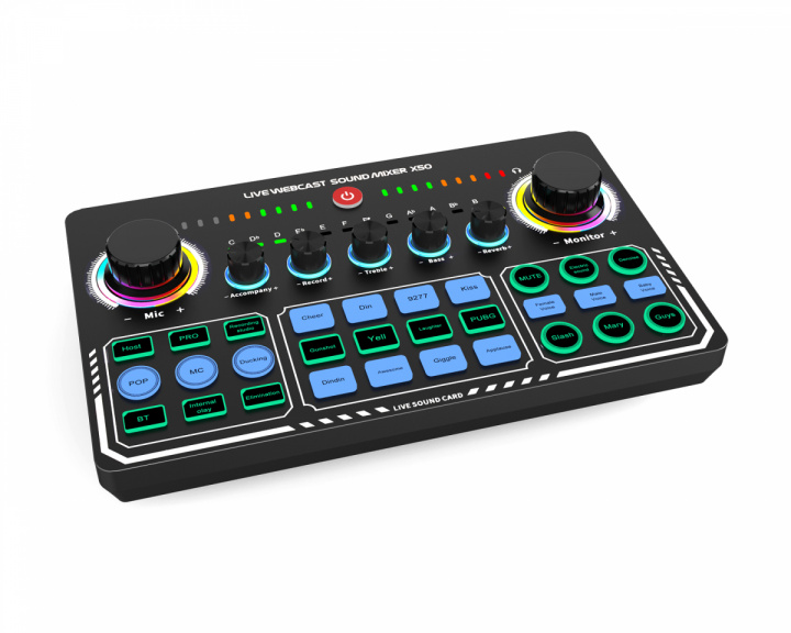 Fifine SC6 Sound Card Mixer - Miksebord for Streaming & Podkast ...