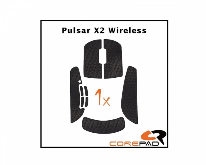 Corepad Soft Grips til Pulsar X2 / X2V2 Wireless - Hvit