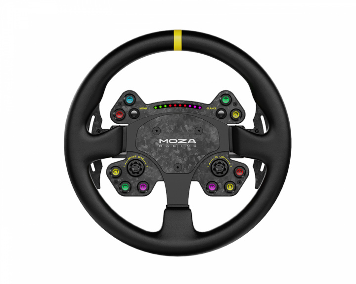 Moza Racing RS v2 Steering Wheel Round Leather - 33cm Ratt