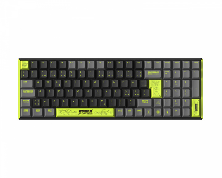 IQunix F97 TypingLab Wireless RGB [Cherry Blue] 96% - Trådløs Tastatur