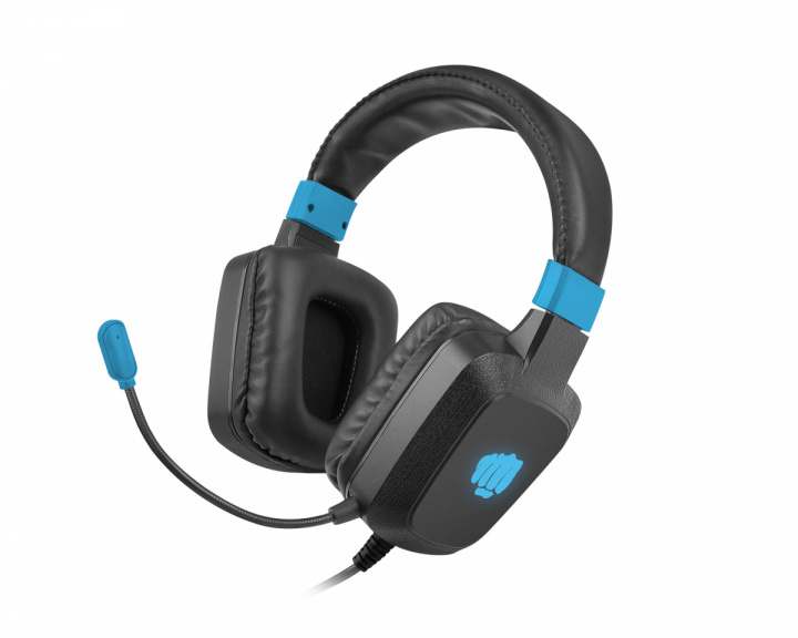 Fury Raptor Stereo Gaming Headset RGB - Svart/Blå