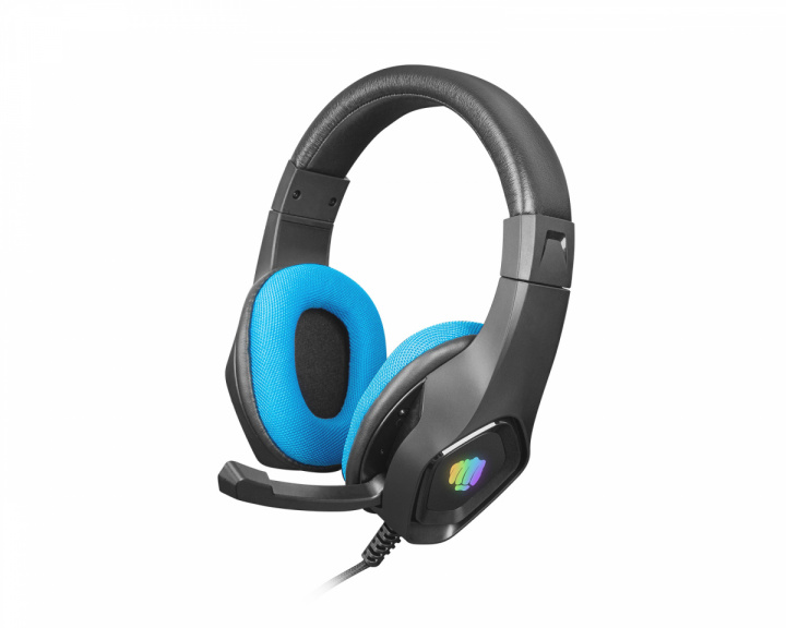 Fury Phantom Stereo Gaming Headset RGB (PC/PS4/Xbox One/Switch) - Svart/Blå