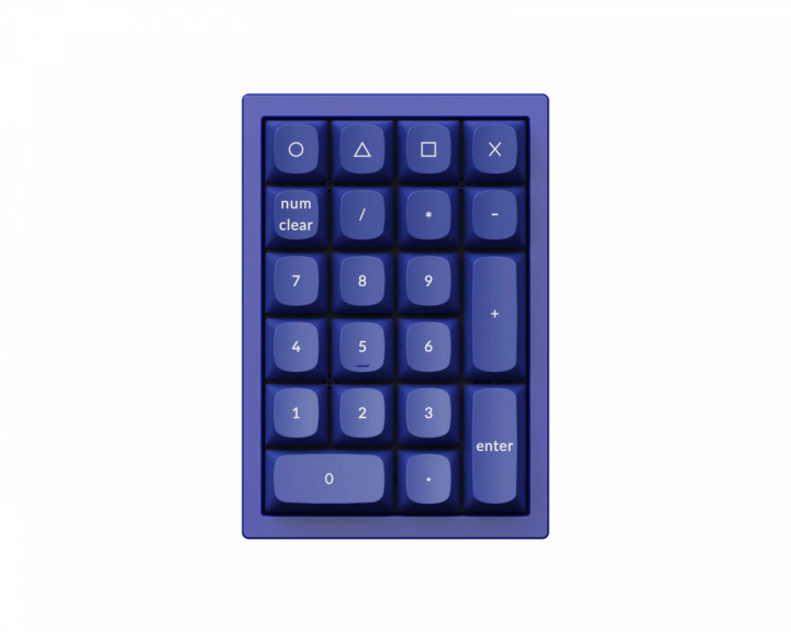 Keychron Q0 Number Pad RGB Hot-Swap [Gateron G Pro Red] - Blå Numerisk Tastatur