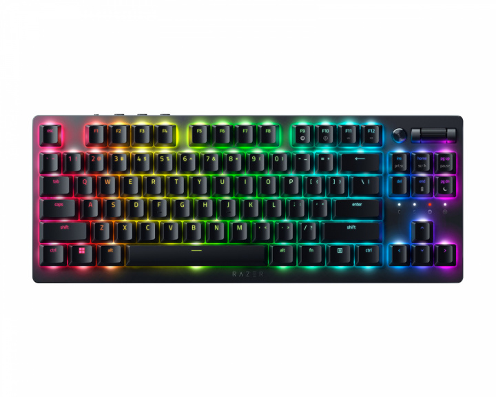 Razer Deathstalker V2 Pro TKL Low Profile Trådløs Tastatur [Optical Red] - Svart