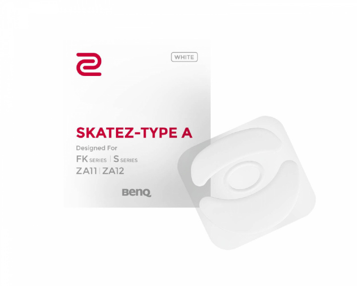 ZOWIE by BenQ Speedy Skatez - Type A  FK- & S-series, ZA11/ZA12 - Hvit