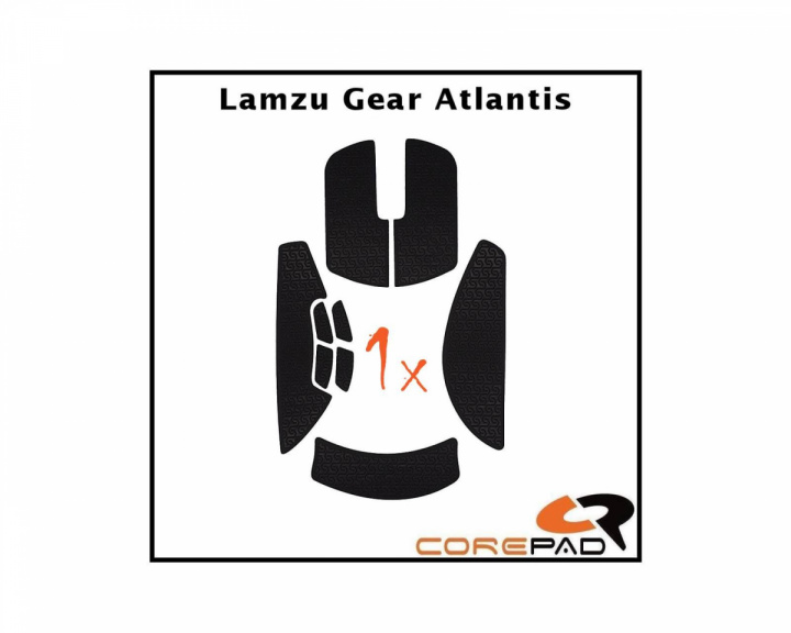 Corepad Soft Grips til Lamzu Atlantis - Oransje