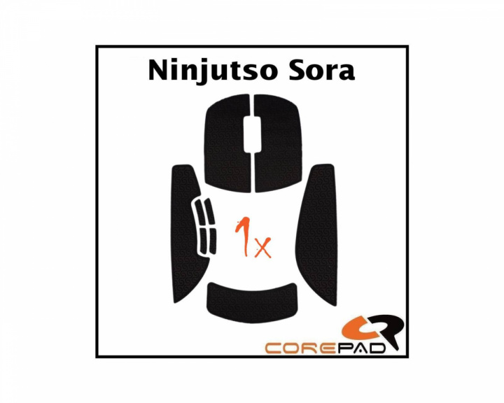 Corepad Soft Grips til Ninjutso Sora - Svart