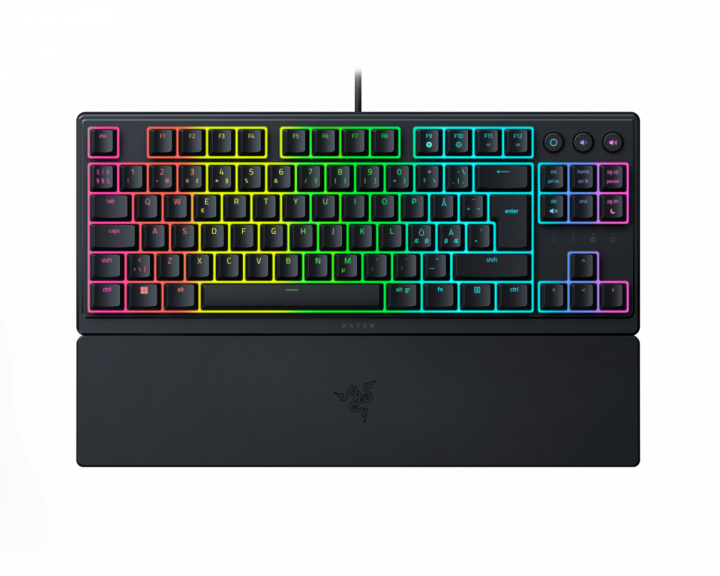 Razer Ornata V3 TKL Low Profile Gaming Tastatur [Mecha Membrane Clicky] - Svart