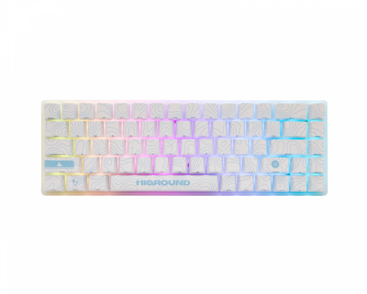 Higround SKYSTONE Base 65 Hotswap Gaming Tastatur - ANSI [White Flame]