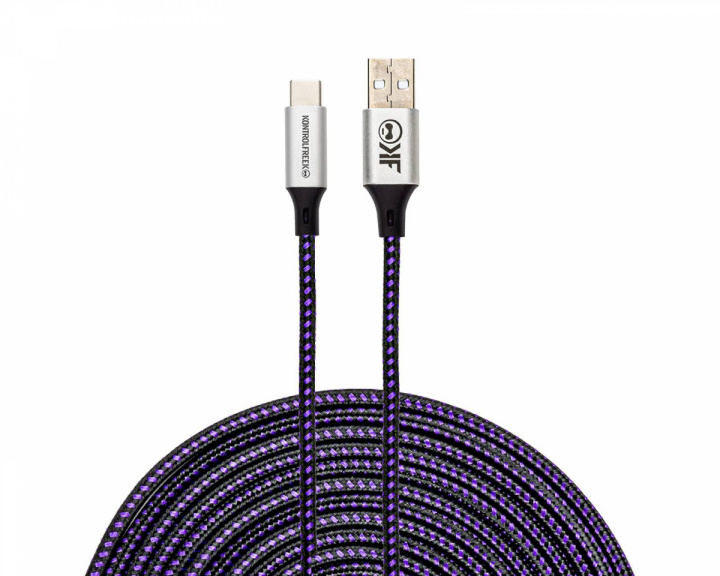 KontrolFreek USB C til USB A - Ladekabel - 3,6 Meter