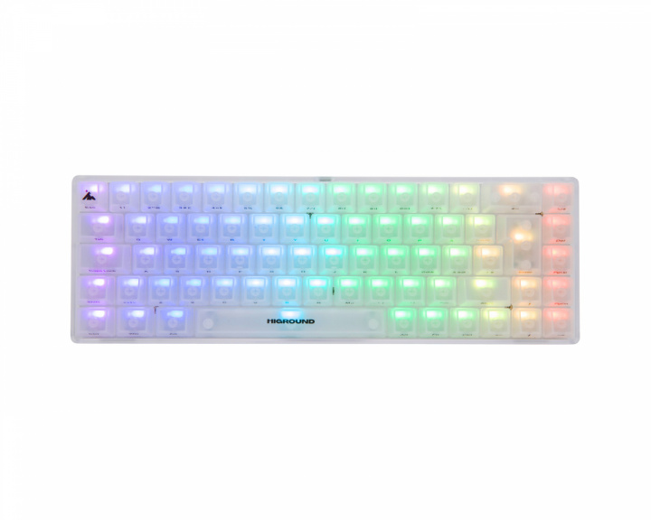 Higround OPAL Base 65 Hotswap Gaming Keyboard – ISO German [White Flame]