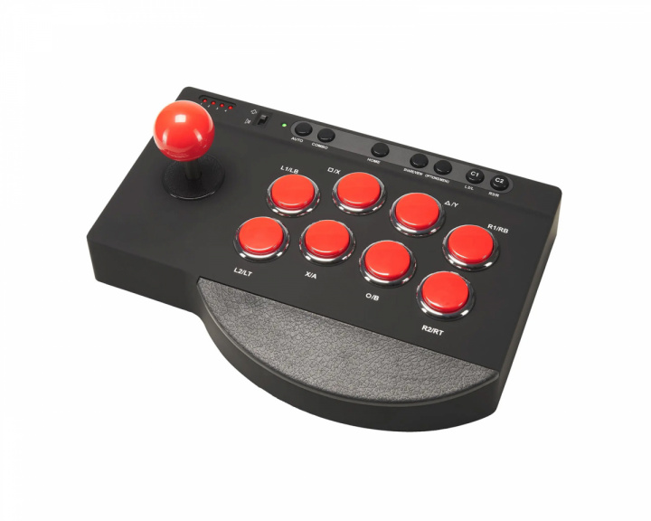 Subsonic Arcade Stick til Switch/Xbox/PS4/PC - Svart