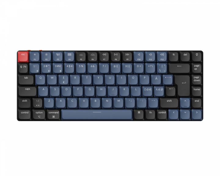 Keychron K3 Pro Low Profile Hotswap Trådløs Tastatur RGB Aluminium [Gateron Red]
