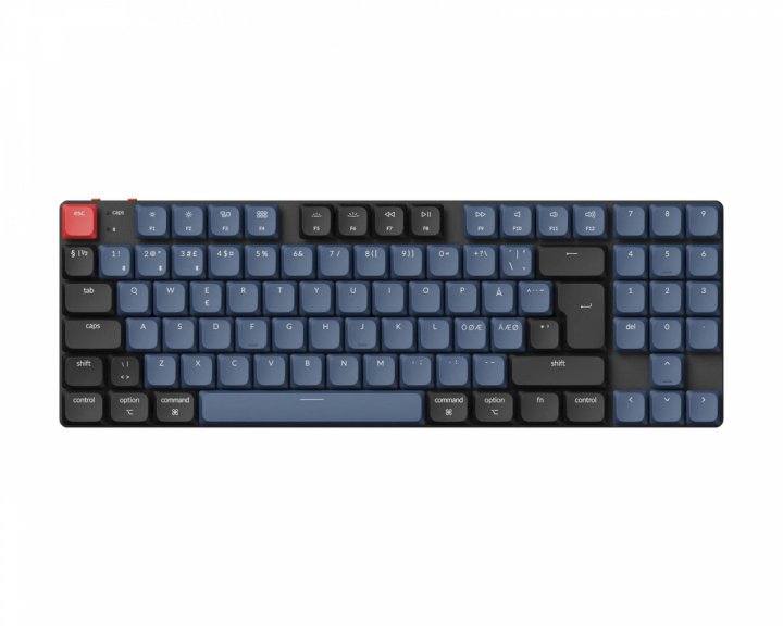 Keychron K13 Pro Low Profile Hotswap Trådløs Tastatur RGB Aluminium [Gateron G Pro Red]