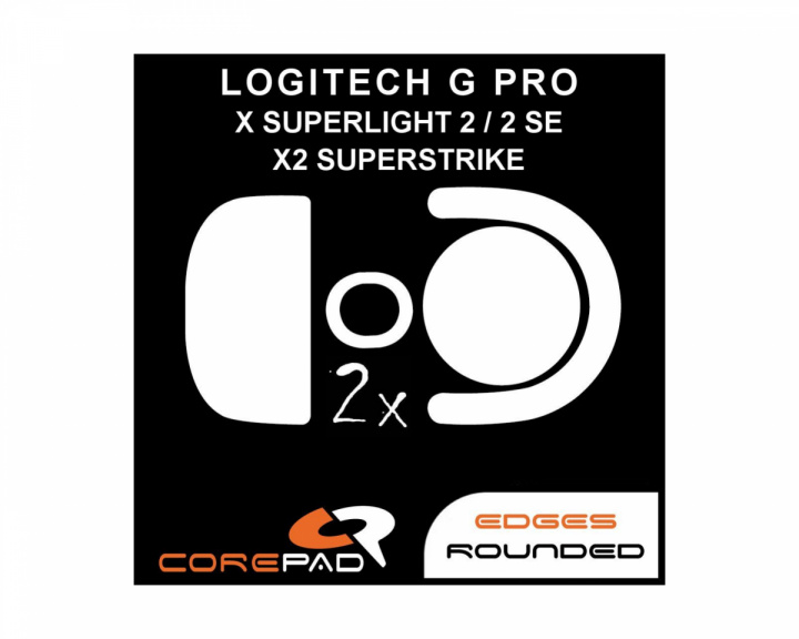 Corepad Skatez PRO til Logitech G PRO X SUPERLIGHT 2 / 2 SE & X2 SUPERSTRIKE