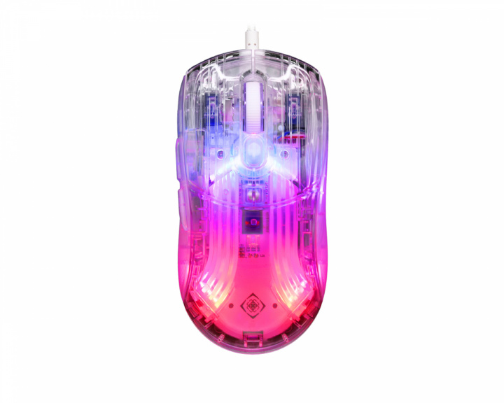 Deltaco Gaming DM330 Transparent RGB Gaming Mus