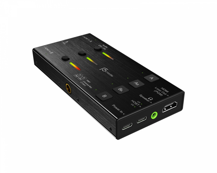 j5create Dual HDMI Videoopptak, 2 HDMI til USB-C med Strømforsyning 60W