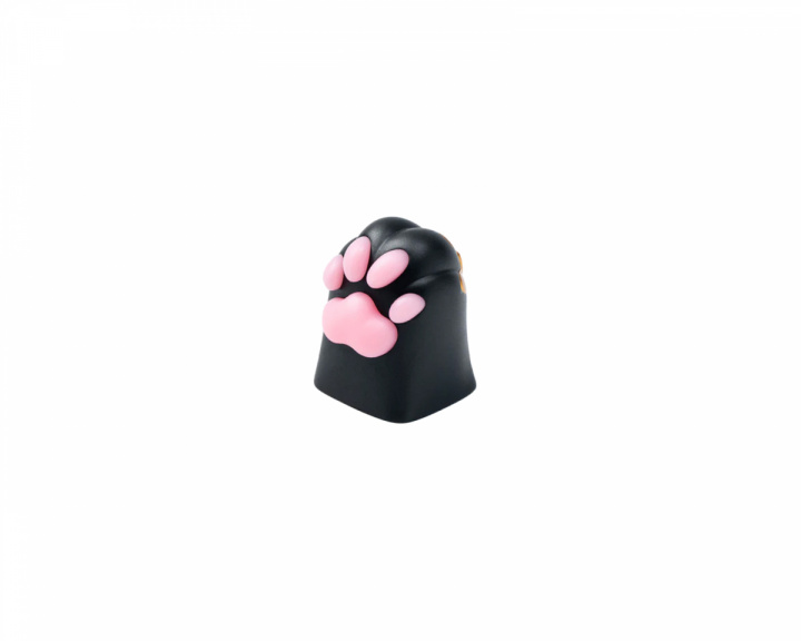 Keychron Kitty Paw Silicone Aluminum Alloy Artisan Keycap - Svart