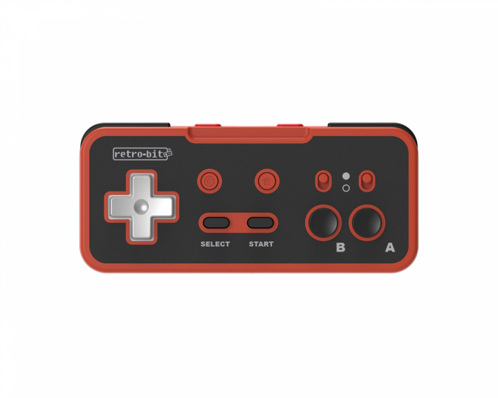 Retro-Bit Origin8 Wireless Controller, 2.4G Pad NS, Red & Black - Trådløs Kontroller