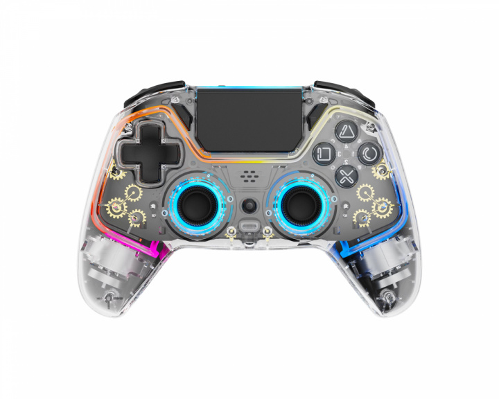 Deltaco Gaming Transparent Trådløs Kontroller (PS4/PC)