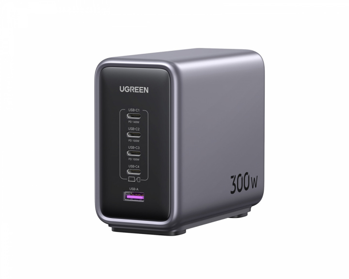 UGREEN 300W Desktop Charger 5-Port (1xUSB-A + 4xUSB-C) - Multilader