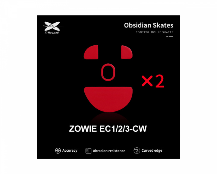 X-raypad Obsidian Mouse Skates til Zowie EC-CW