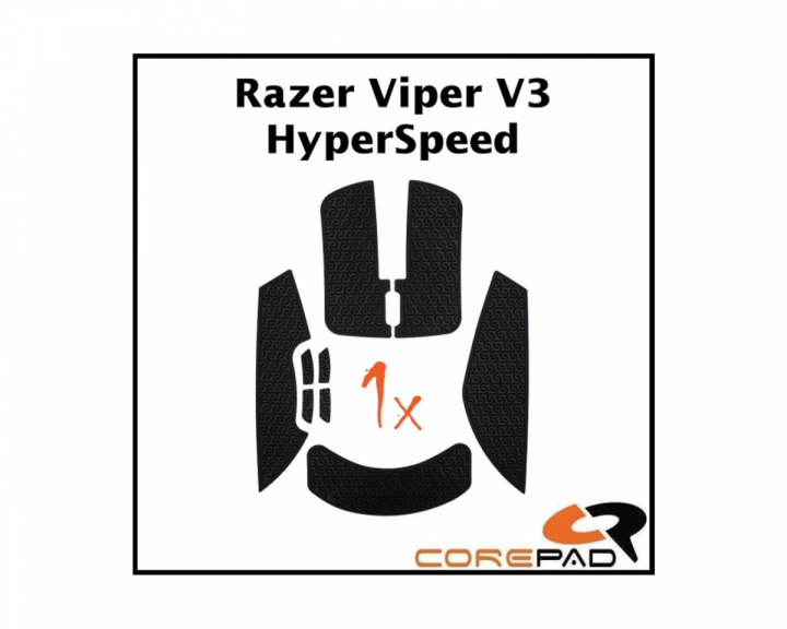 Corepad Soft Grips til Razer Viper V3 HyperSpeed Wireless - Svart