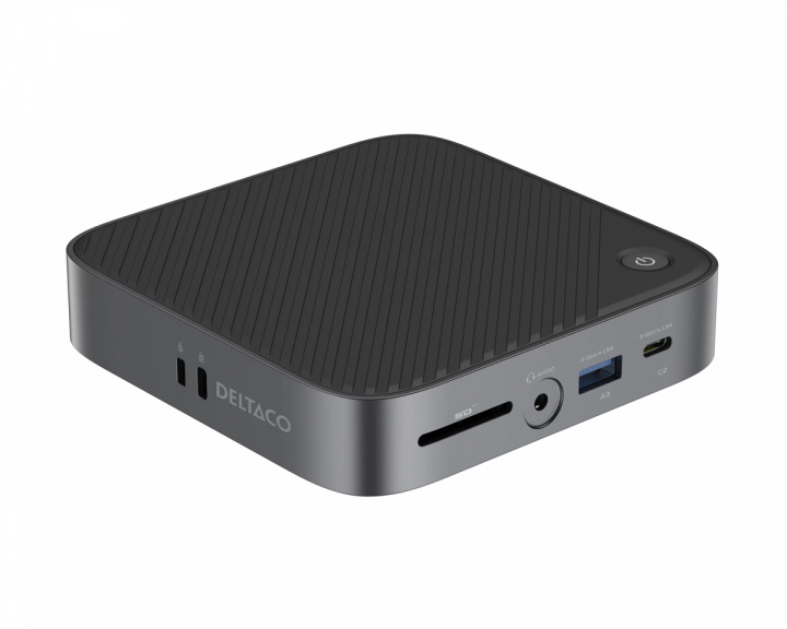 Deltaco USB-C Dockningsstation - 9 Porter