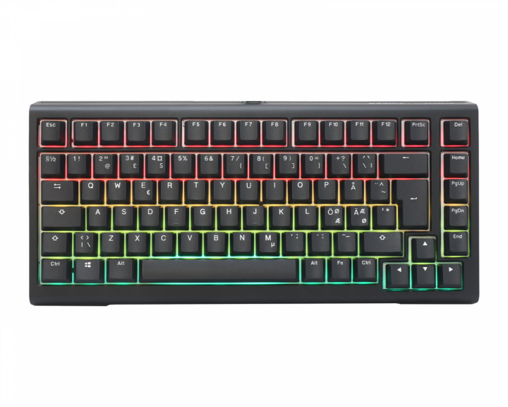 Ducky Tinker 75 RGB Hotswap Tastatur ISO - Svart [MX Cherry Brown]