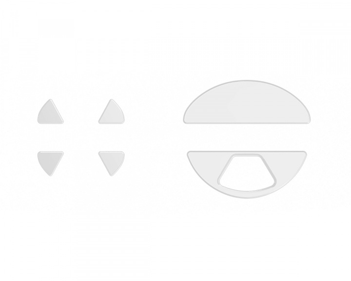 WLMouse PTFE Skates til Beast X Mini - Hvit
