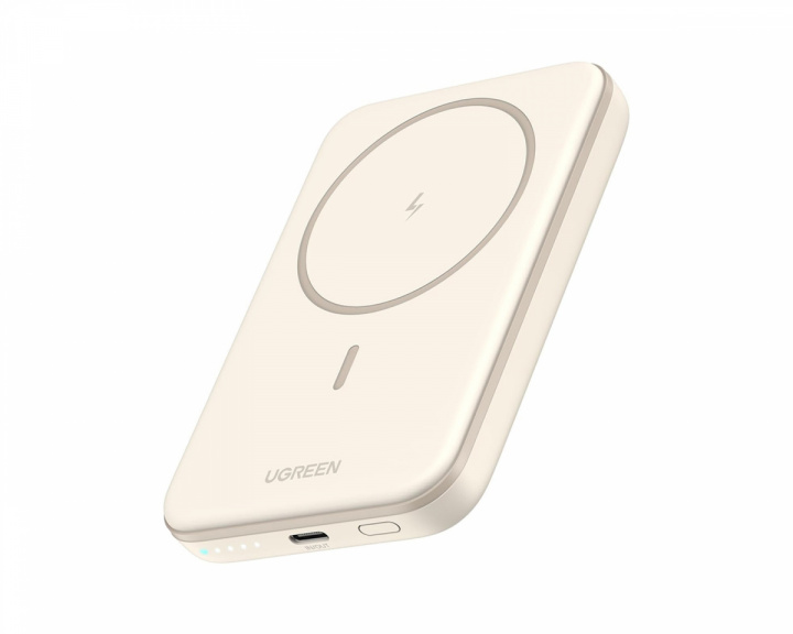 UGREEN Trådløs Magnetisk Powerbank 5000 mAh - Beige