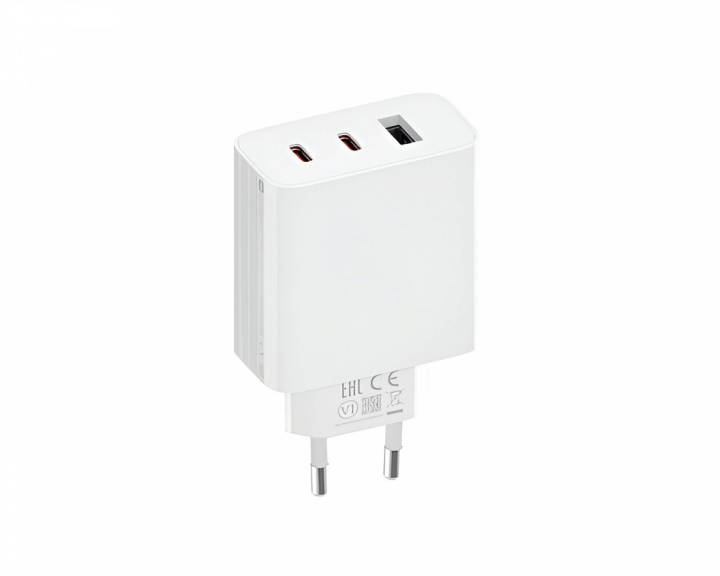 Xiaomi 67W GaN Lader 2C1A (2xUSB-A + USB-C) - Hvit