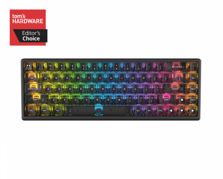 Arbiter Studio Polar 65 - Magnetisk Gaming Tastatur Nordic - Phantom Black [Hall Effect]