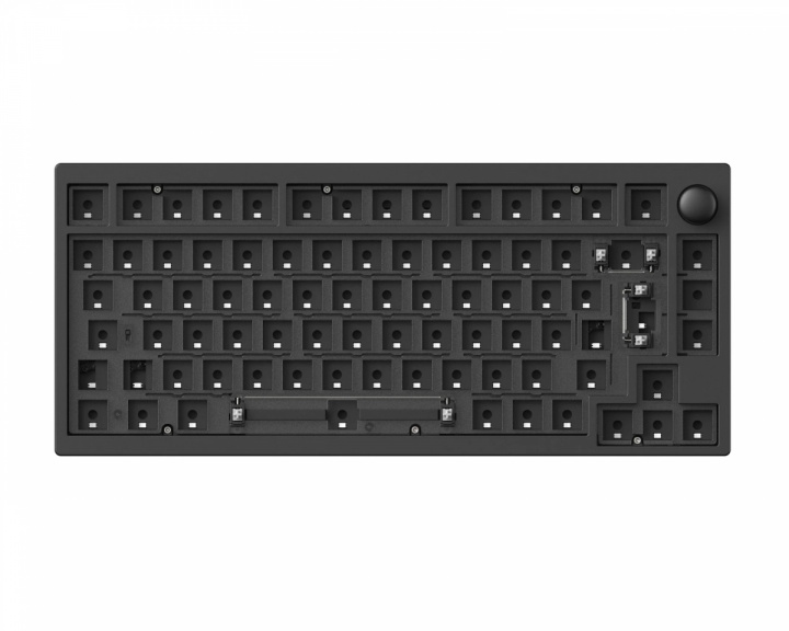Lemokey P1 Pro QMK 75% RGB ISO Trådløs Barebone - Carbon Black