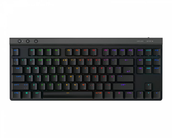 Logitech G515 TKL Lightspeed Trådløst Gaming Tastatur [Linear] - Svart