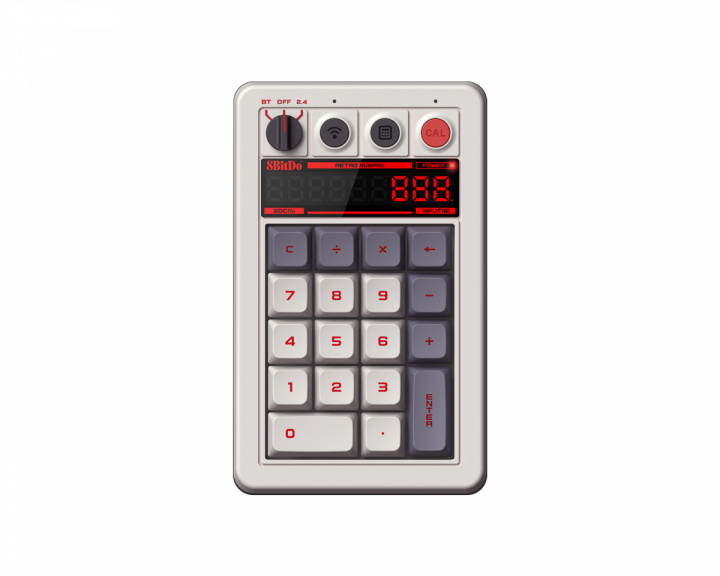 8Bitdo Retro 18 Mechanical Numpad - Trådløs Numpad - N Edition
