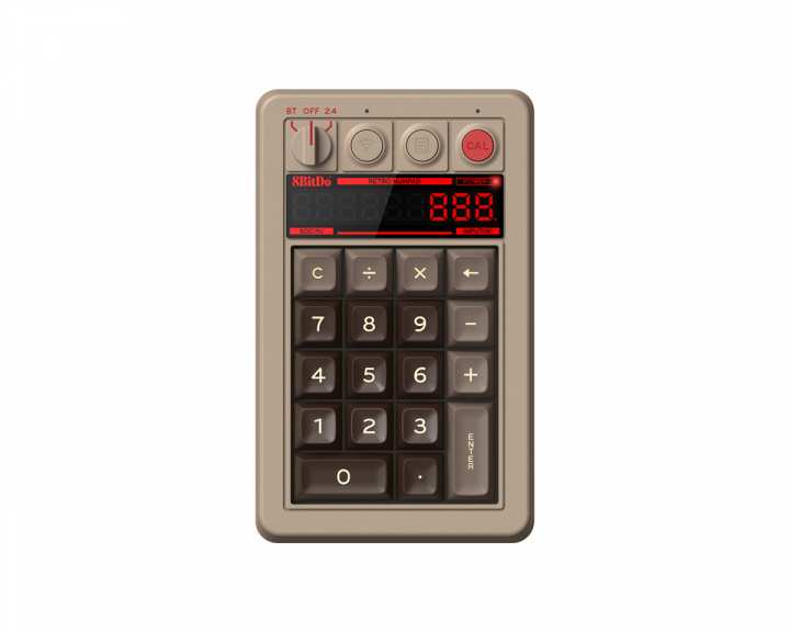 8Bitdo Retro 18 Mechanical Numpad - Trådløs Numpad - C64 Edition